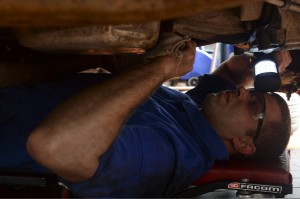 Performing Oil Truck Maintenance 